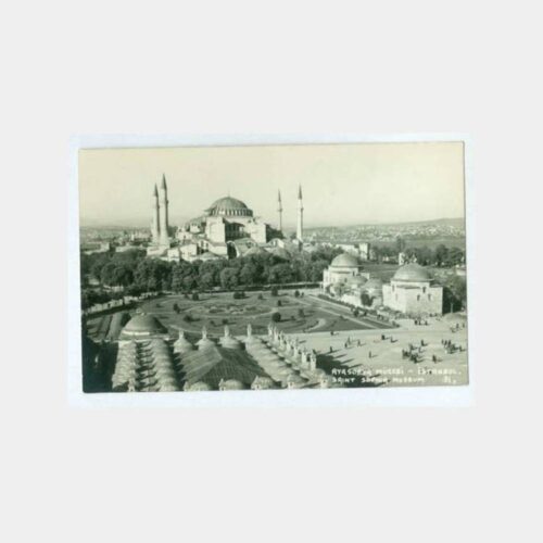 1940 Sultanahmet Ayasofya Görünüş Kartpostal