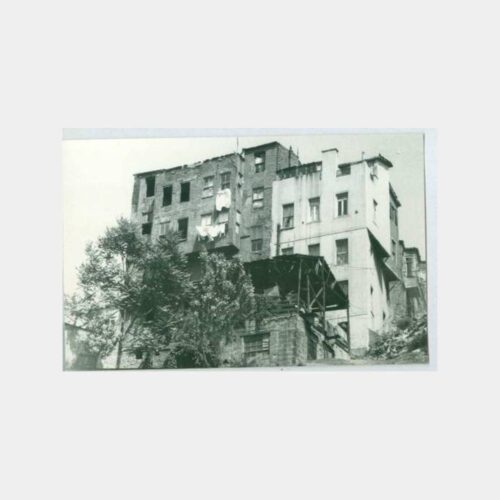 1968 Taksim Tepebaşı Metruk Evler Fotoğraf