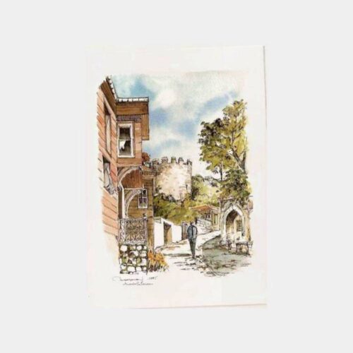 Boğaziçi Konulu Tablo Tebrik Kartları-4