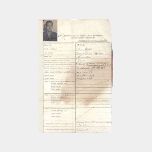 1948 Askeri Tezkere Belgesi