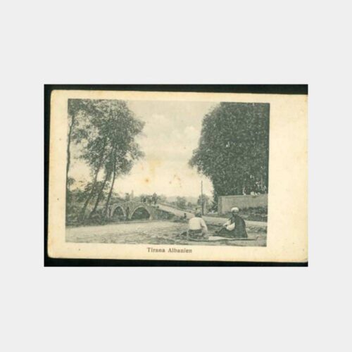 1920 Arnavutluk Tiran Köprüsü Kartpostal