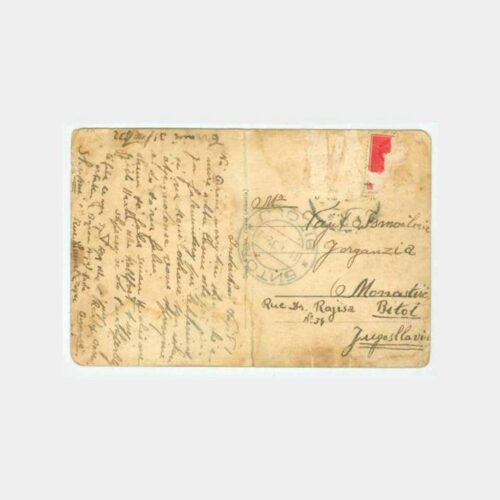 1932 Arnavutluk Tiran Üzerinde Uçaklar Kartpostal - Görsel 2