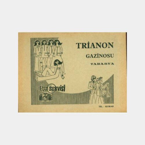 1974 Tarabya Trianon Gazinosu Fotoğraf Kabı