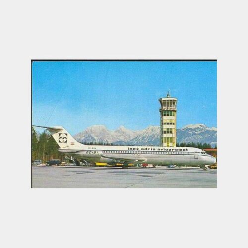 Inex Adria Uçak Kartpostal