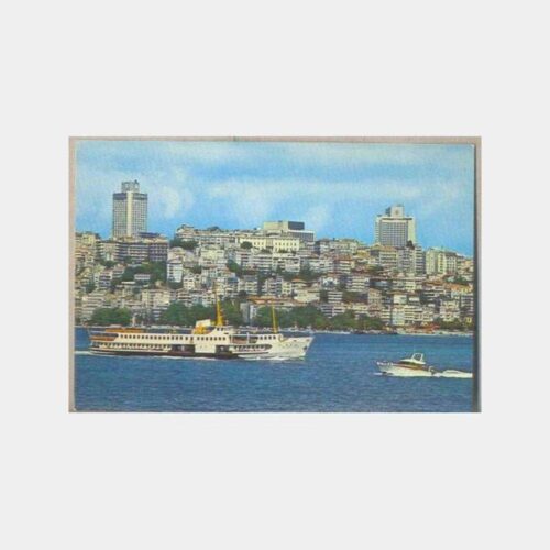 İstanbul Boğaziçi Vapurlar Kartpostal