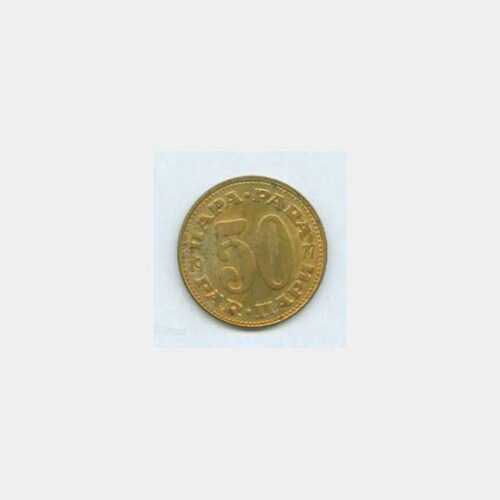 1977 Yugoslavya 50 K Yabancı Madeni Para