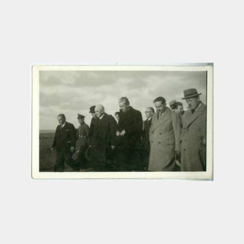 1936 Zonguldak Demiryolu Açılış Resmi Küşad Fotoğraf