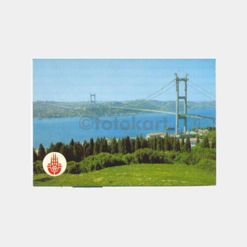 Boğaziçi Köprüsü İBB Sembollü Kartpostal