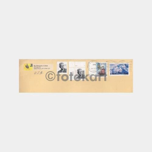 2002 ABD Yabancı Posta Tarihi Zarf
