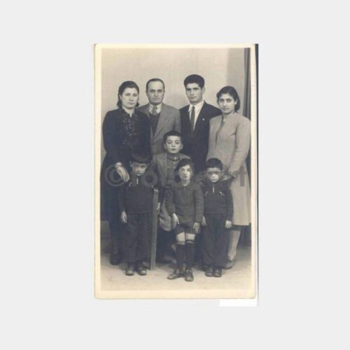 1941 Kayseri Foto Zafer Aile Stüdyo Fotoğraf