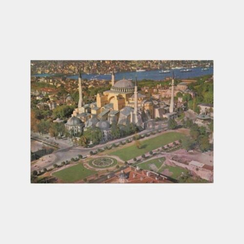 1975 Ayasofya Havadan Görünüş Kartpostal