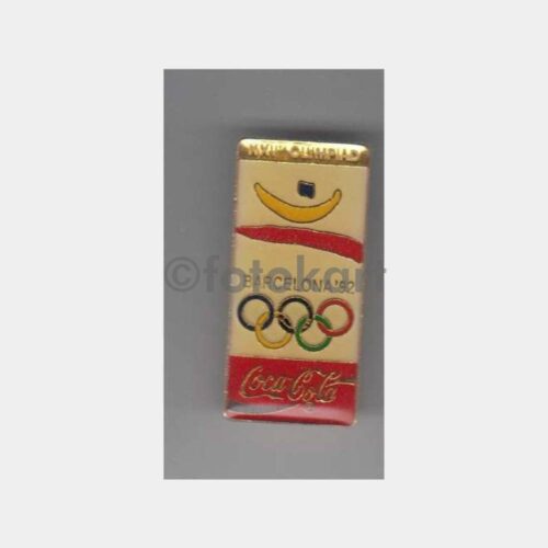 1992 Barcelona Olimpiyat Coca Cola Rozet