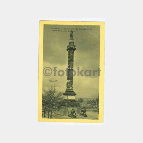 1938 Belçika Uçak Damgalı Kartpostal