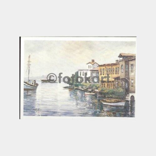 Boğaziçi Yalı ve Köşkler Tablo Tebrik Kartı
