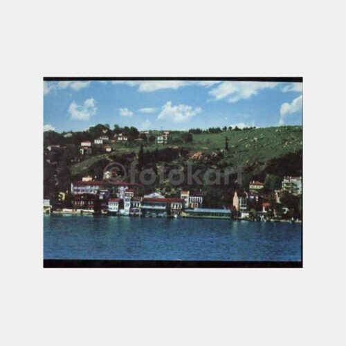 Boğaziçi Beykoz Sahilden Görünüş Kartpostal