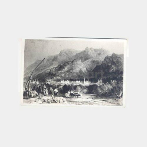 Bursa Gravür Görünüşü Reprodüksiyon Kartpostal