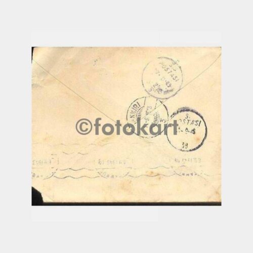 1943 Çankırı Sahra Postası Damgalı Zarf
