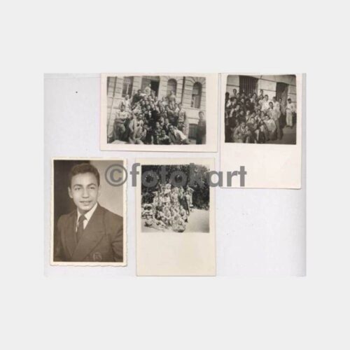 1948 Darüşşafaka Konulu 4 Adet Fotoğraf