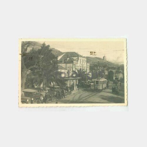 1939 Dubrovnik Tarihi Tramvay Damgalı Kart