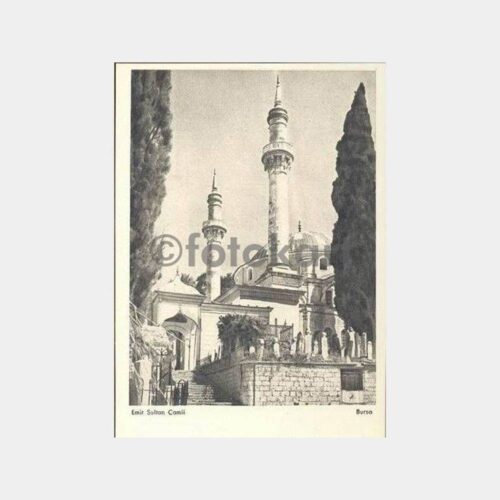 Bursa Emir Sultan Camii Kartpostal