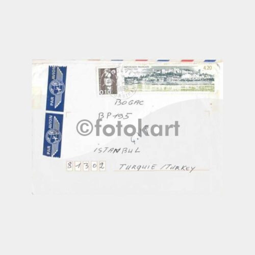 1993 Fransa Büyük Ebat Pullu Zarf