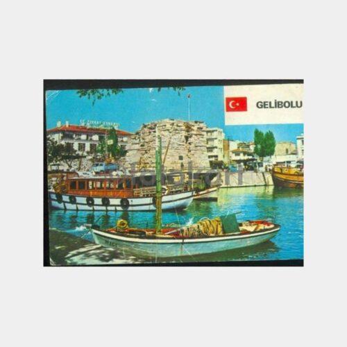 1979 Gelibolu Liman Görünüş Kartpostal