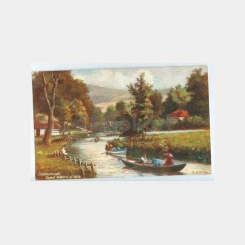 1910 Boğaziçi Göksu Tablo Kartpostal