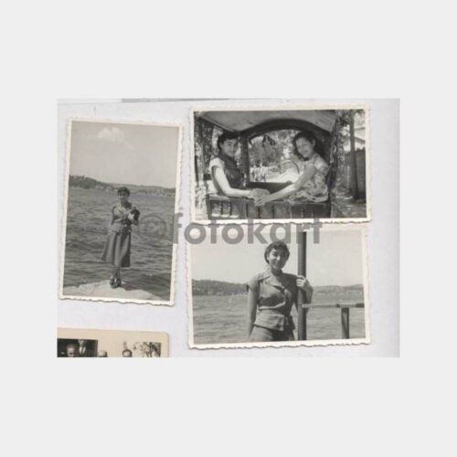 1951 Boğaziçi Kanlıca Fayton ve Kadınlar Fotoğraf