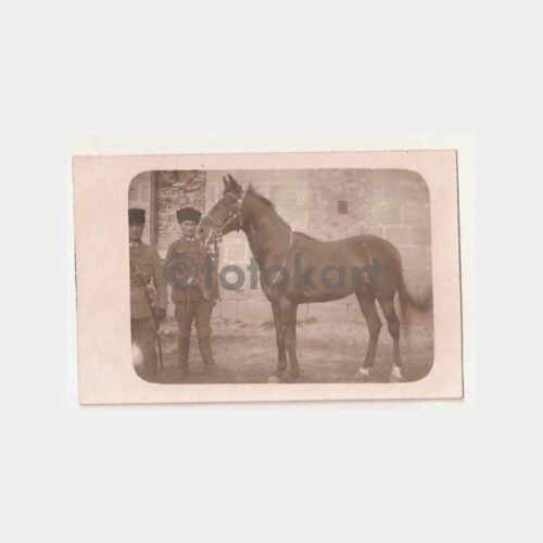 Kars Sarıkamış Asker ve Atı Fotoğraf