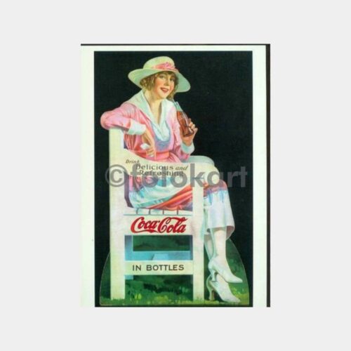 Coca Cola Konulu Vintage Tarz Kartpostal No. 11