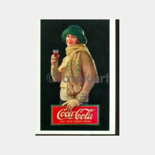 Coca Cola Konulu Vintage Tarz Kartpostal No. 12
