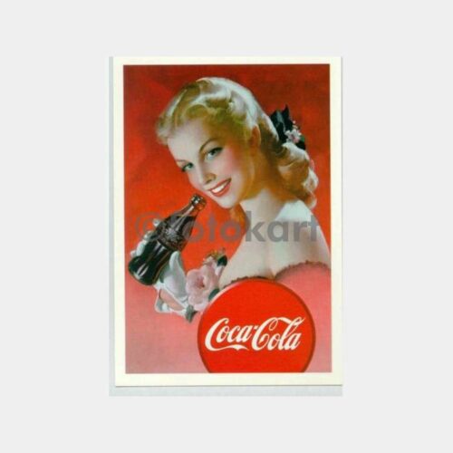 Coca Cola Konulu Vintage Tarz Kartpostal No. 04