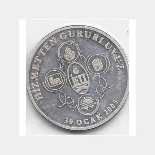 2005 İ.E.T.T. Eminönü Kabataş Tramvay Hattı Madalyonu - Görsel 2