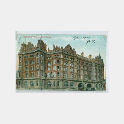 1906 İngiltere Manchester Takse Damgalı Kart