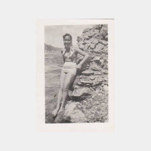 1950 Boğaziçi Plaj Mayolu Kadın Fotoğraf