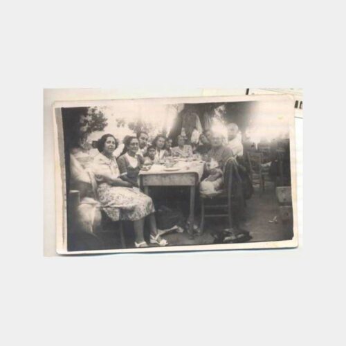 1950 Mesire Yerinde Aile Fotoğraf