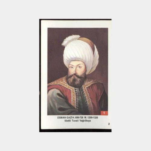 Osmanlı 1. Padişahı Osman Gazi Kartpostal