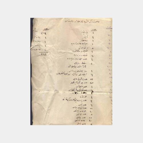 1918 Osmanlı Fiskal Pullu İmzalı İlginç Sözleşme