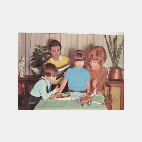 Maket Uçak, Çocuk ve Aile Kartpostal