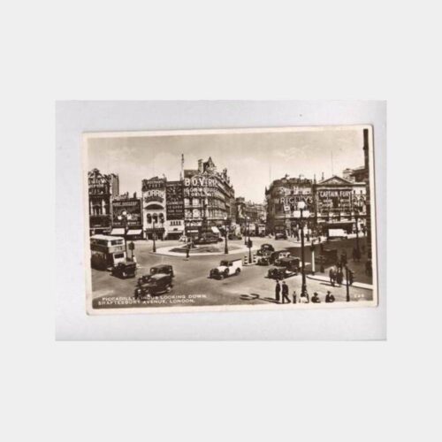1952 Londra Damgalı Piccadilly Görünüş Kart