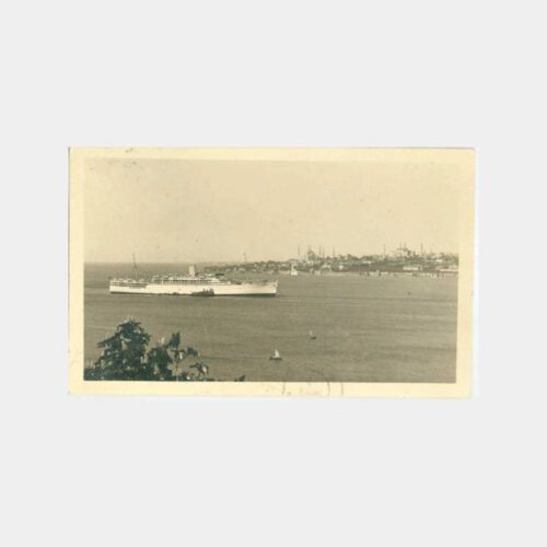 1938 Beykoz Damgalı Sarayburnu Vapur Fotoğraf