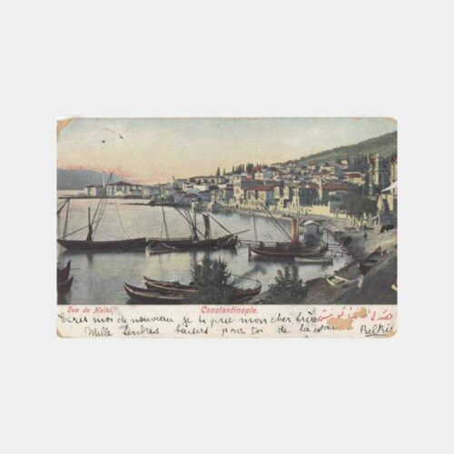 1910 Heybeliada-Beykoz Süleyman Ethem Kartpostal