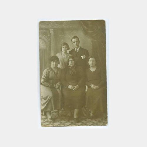 1933 Tekirdağ Foto Vasıf Aile Görünüş Fotoğraf