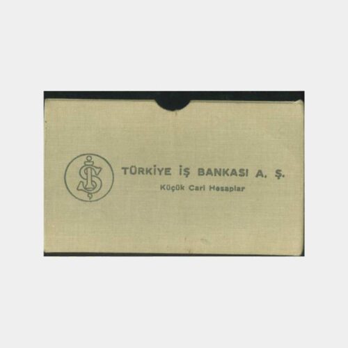 1958 T. İş Bankası Cüzdan Saklama Kabı