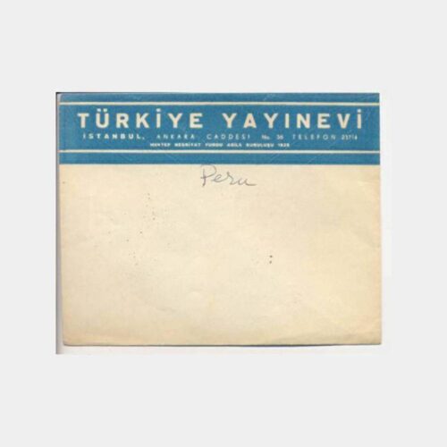 Türkiye Yayınevi Başlıklı Mektup Zarfı