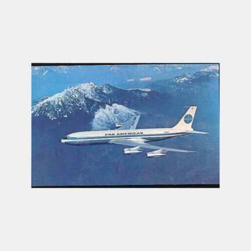 Pan American Uçak Kartpostal