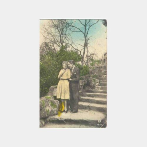 1934 Yabancı Aile Konulu Fantazi Kartpostal