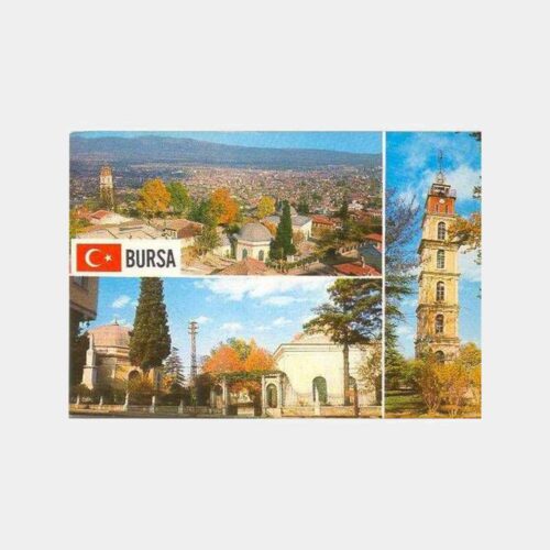 Yeşil Bursa 3 Görünüş Kartpostal