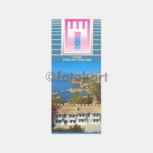 1997 Antalya Türk Evleri Broşürü
