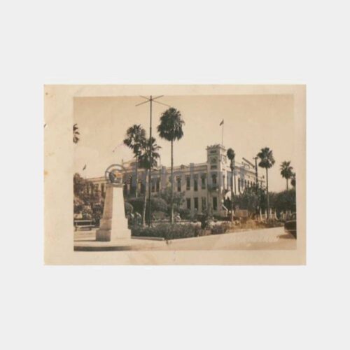 1948 İskenderun Atatürk Heykeli Tebrik Fotoğraf